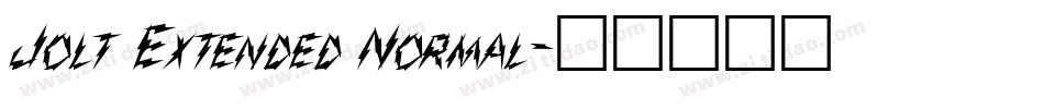 Jolt Extended Normal字体转换